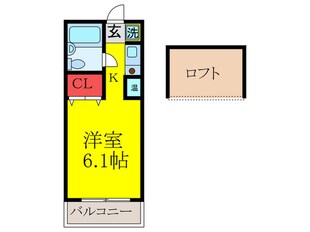 エステ－トピアニシケンの物件間取画像